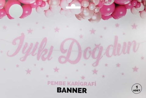 FLAMA İYİKİ DOĞDUN PEMBE PK:1 KL:300