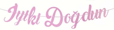 FLAMA İYİKİ DOĞDUN PEMBE PK:1 KL:300