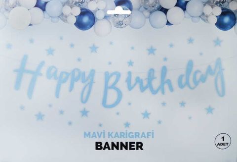 FLAMA HAPPY BRITHDAY MAVİ PK:1 KL:300