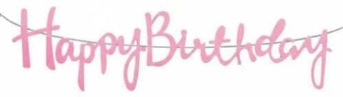 FLAMA HAPPY BRITHDAY PEMBE PK:1 KL:300