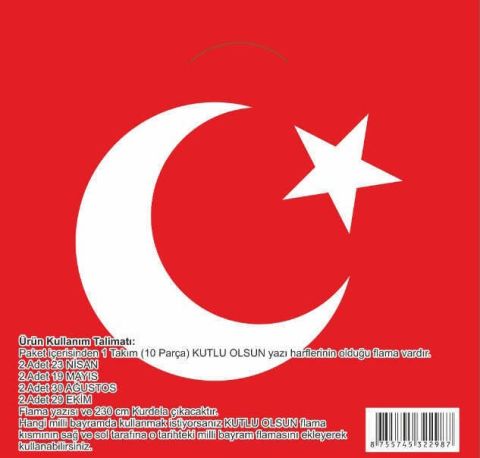 FLAMA BAYRAK MİLLİ BAYRAMLAR SETİ