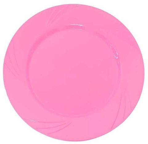 6 LI TABAK KRİSTAL MİKA 22,5 CM PEMBE