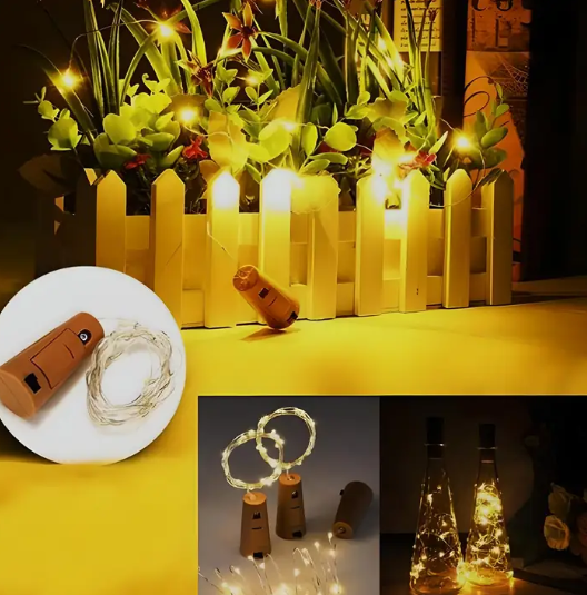 50'li Paket Mantar Tıpa Peri Led