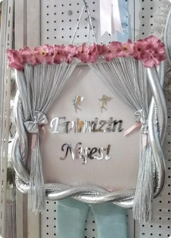 Evimizin neşesi burgulu kapı süsü
