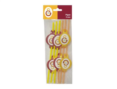 6 Lı Galatasaray pipet parti malzemeleri