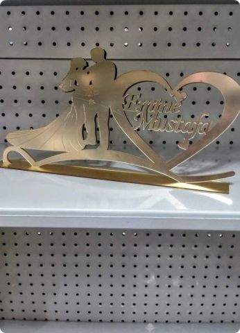 Gelin Damat Masa üstü Pleksi ayna isimlik