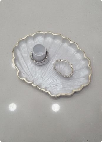 İstiridye Damat & Söz Tepsisi (2 li Set)
