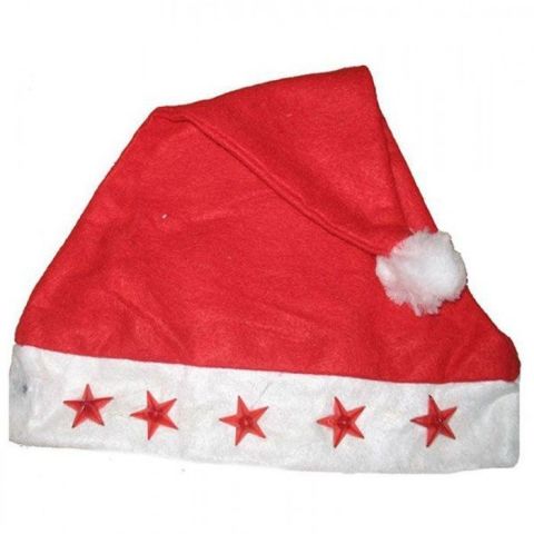 Işıklı noel baba şapkası
