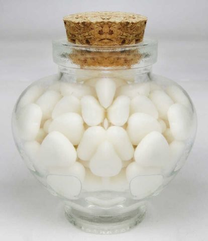 1 KG ŞEKER KALPLİ MEYVE AROMALI DRAJE BEYAZ