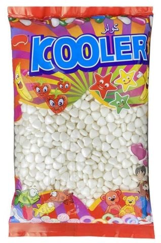 1 KG ŞEKER KALPLİ MEYVE AROMALI DRAJE BEYAZ