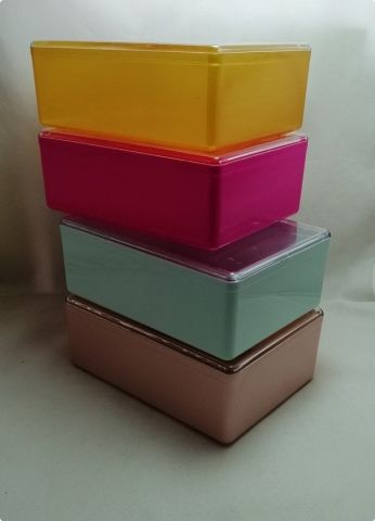 15x20x7,5 Cm Dikdörtgen Mika Renkli Kutu