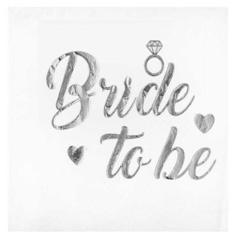 16 LI PEÇETE VARAKLI BRIDE TO BE GÜMÜŞ