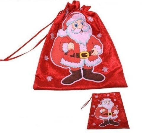 Yılbaşı Noel Baba Çuvalı & Kesesi (40*30cm)
