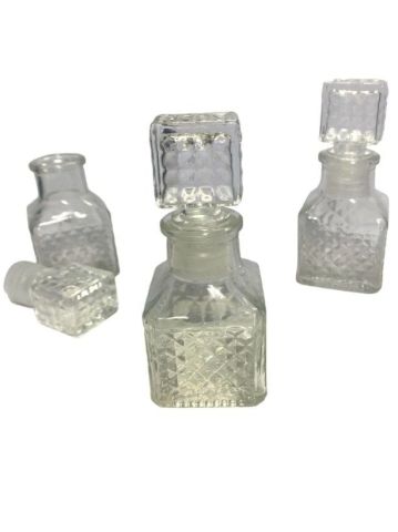 50 cc Kristal Kapaklı Dikdörtgen Cam Şişe