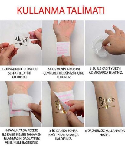 DÖVME TEAM BRIDE PIRLANTA VARAKLI GÜMÜŞ PK:10