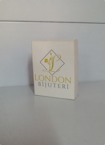 30 Lu Uv Baskılı (8x6x3 Cm) Süngerli Karton Takı Kutuları