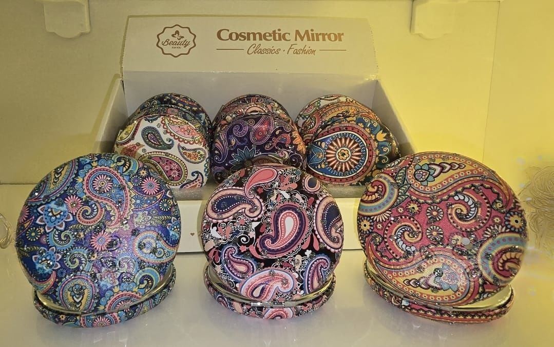 12'li Büyüteçli YUVARLAK Cep Aynası MZ-114