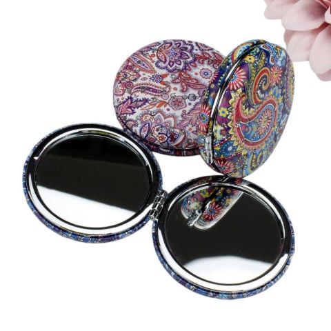 12'li Büyüteçli YUVARLAK Cep Aynası MZ-114