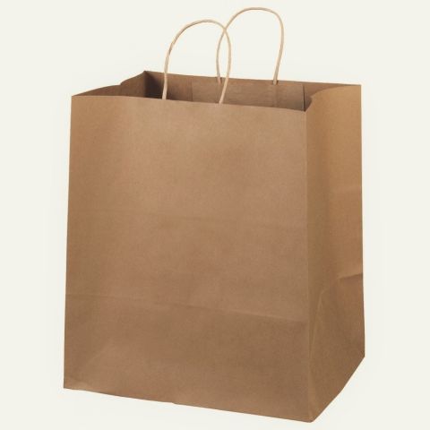 25 Li 38x35 cm Büküm saplı Kağıt Çanta-Poşet