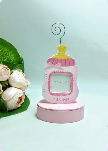 Biberon Ahşap Kutulu Notluk Bebek Şekeri