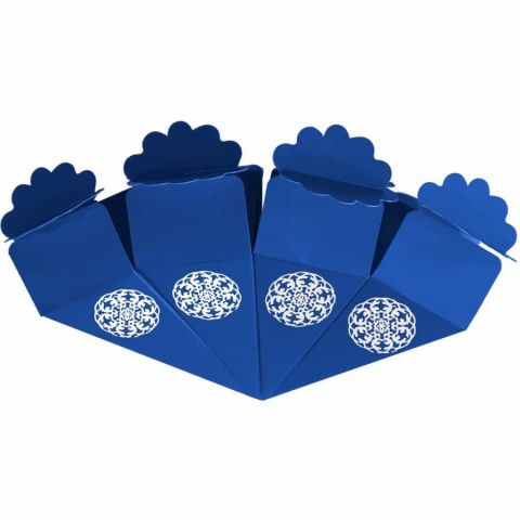 24 lü Karton Şeker,Lokum Külahı LACİVERT