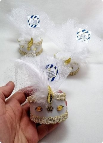 Süslü Şapka Sünnet Şekeri Magnet