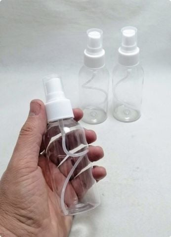 100 cc Spreyli / Fısfıslı Pvc Kolonya Şişesi