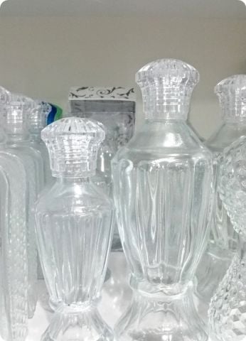 Vazo Cam kolonya şişesi (Büyük Boy)