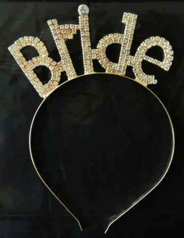 TAÇ METAL TAŞLI BRIDE ALTIN PK:1 KL:250