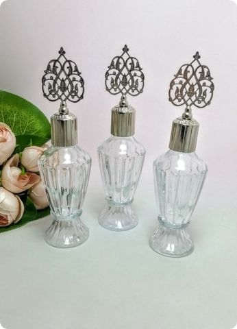 Tepelikli Vazo Kolonya Şişesi