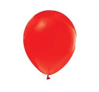 100 LÜ BALON 12'' BASKISIZ KIRMIZI