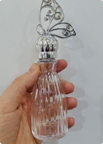 Çizgili Pvc Kelebek Tepelikli şişe