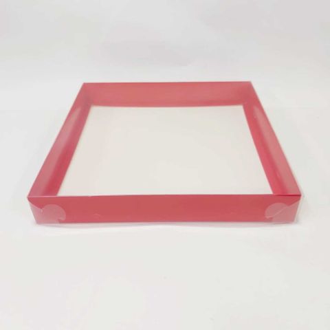 35x35x5 cm Altı Karton Üstü Asetat Kutu