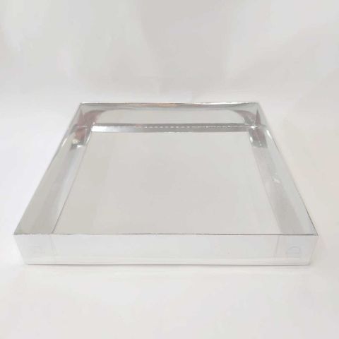 32x32x5 cm Altı Karton Üstü Asetat Kutu