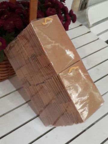 50 Li 8 x 11 Cm (Mavi,Mor,Pembe,Siyah,Kraft )Körüklü Karton Çanta / Poşet