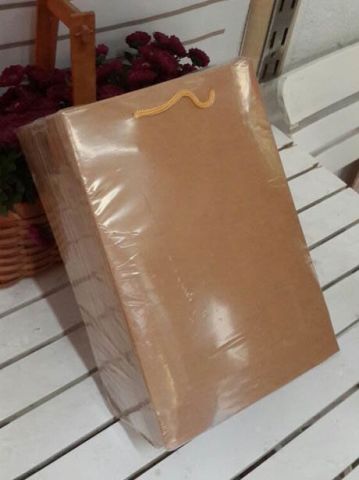 25 Li 17x26 Cm Düz Körüklü Karton Çanta / Poşet