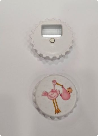 6 Cm Uv Baskılı KÜÇÜK Yuvarlak Mıknatıslı Açacak