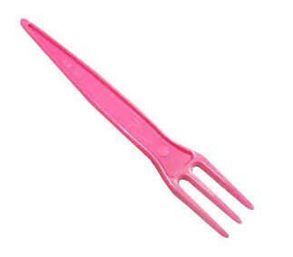 CİPS ÇATALI 85mm PEMBE