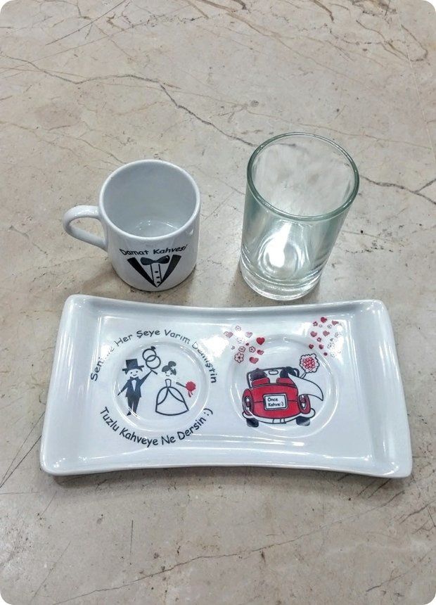 Damat Kahve Fincanı / Bardağı Seti