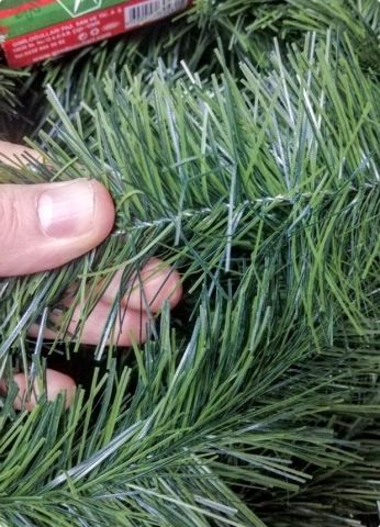Yeşil Renk Yılbaşı Çam Garland Süsü