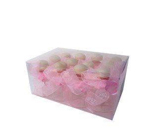 BEBEK ŞEKERİ SÜSLÜ ŞİŞE AHŞAP TIPALI 15cc PEMBE