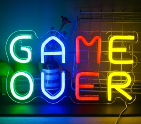 GAME OVER Yazılı Neon Led Işık MZ-N3