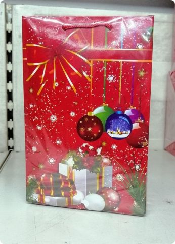 25 Li 17x25 cm Selefonlu Yeni yıl Hediyelik Karton Çanta / Poşet