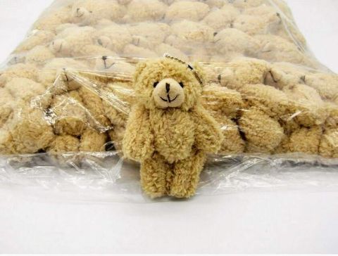 10 cm Peluş Tüylü Ayıcık Anahtarlık
