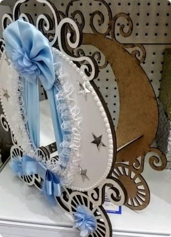 Süslü ahşap balkabağı araba