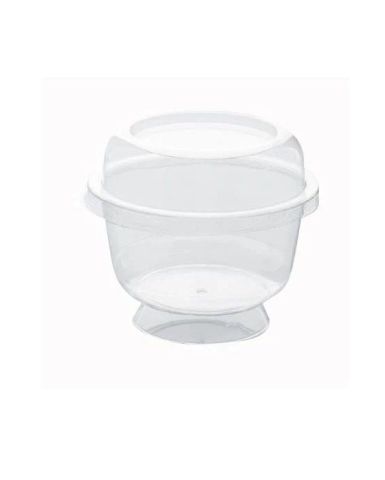 25 li Ayaklı Kapaklı Pvc Kase 200 ML