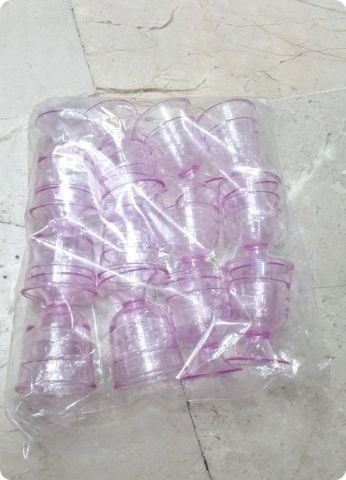 12 Li Mika Renkli Şerbet / Lohusa Mini Bardak/Bardağı