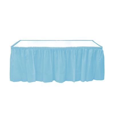 Mavi/Pembe Plastik Masa Eteği