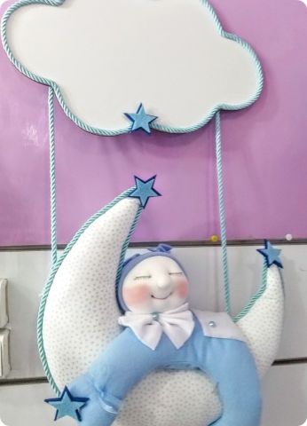Pembe Yanaklı Bebek 3 Lü Set ; Kapı Süsü / Sepet / Takı Yastığı