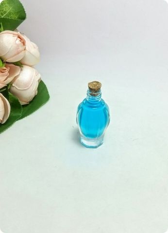 100 Adet Mantar Tıpalı Elips Mini Cam Şişe